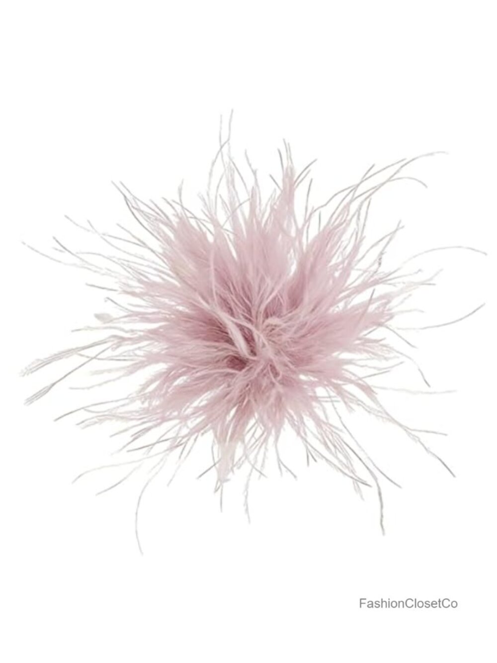 Oversized Feather Flower Brooch Pin 150mm Floral Lapel Accessory